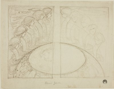Serpent Women Around Globe by Sir Edward Burne Jones