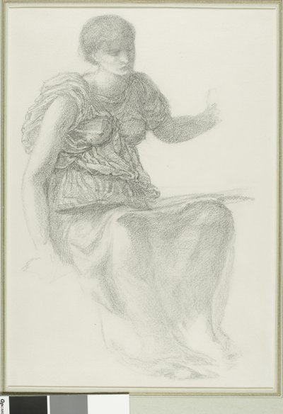 Study for One of the Fates by Sir Edward Burne Jones