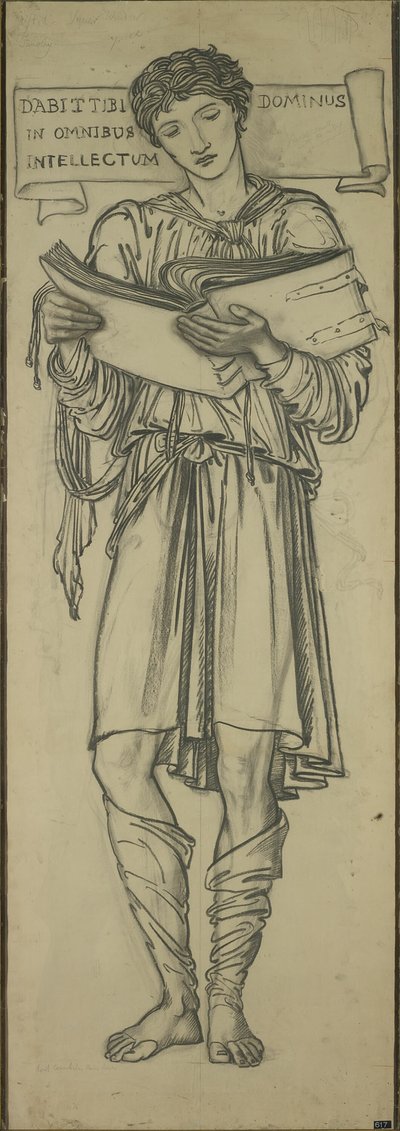 Timothy (Cartoon for Lady Chapel east window) by Sir Edward Burne Jones