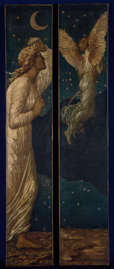 Cupid and Psyche - Cupid Flying Away from Psyche by Sir Edward Coley Burne Jones