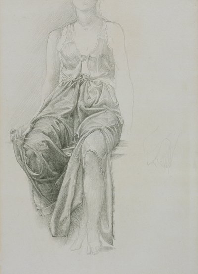 Drapery study for 