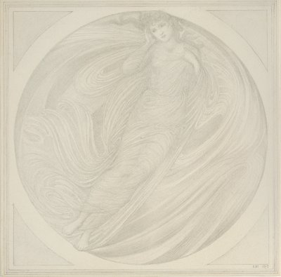 Eurydice Floating Among Flames, 1872-1875 by Sir Edward Coley Burne Jones