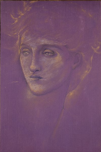 Head of a Woman by Sir Edward Coley Burne Jones