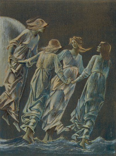 Nymphs of the Moon by Sir Edward Coley Burne Jones