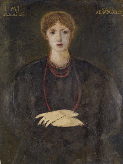Portrait of Georgiana Burne-Jones by Sir Edward Coley Burne Jones