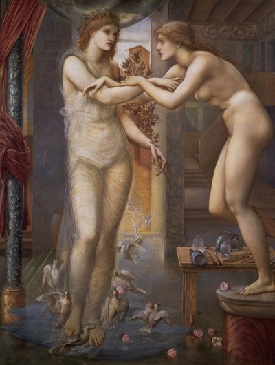 Pygmalion and the Image - The Godhead Fires by Sir Edward Coley Burne Jones