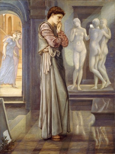 Pygmalion and the Image - The Heart Desires, 1878 by Sir Edward Coley Burne Jones