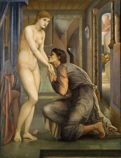 Pygmalion and the Image - The Soul Attains, 1878 by Sir Edward Coley Burne Jones