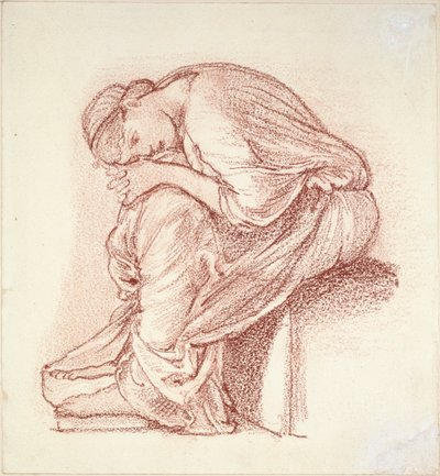Seated Figure of a Woman by Sir Edward Coley Burne Jones