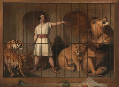 Portrait of Mr. Van Amburgh, As He Appeared with His Animals at the London Theatres by Sir Edwin Henry Landseer