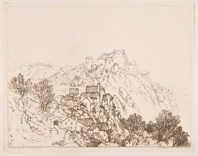 Falls of the Rhine, Schaffhausen by Sir Frank Short