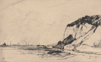 The Coast Road, Kingsdown, No.2, 1922 by Sir Frank Short