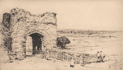 The Strand Gate, Winchelsea by Sir Frank Short