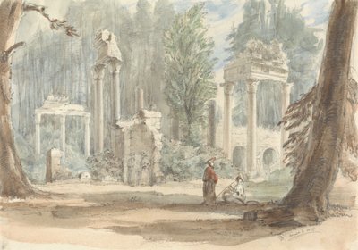 The Ruins from Leptis Magna as they Appeared in the Royal Park at Virginia Water by Sir George Hayter