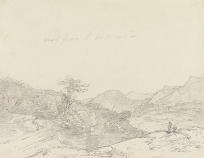 Between Llangollen and Oswestry by Sir George Howland Beaumont seventh Baronet