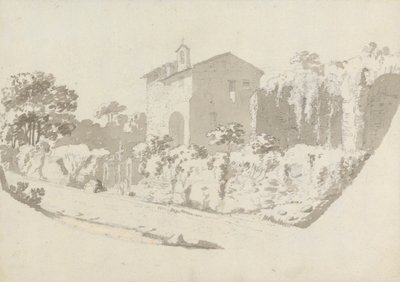 Hermitage Near Albano by Sir George Howland Beaumont seventh Baronet