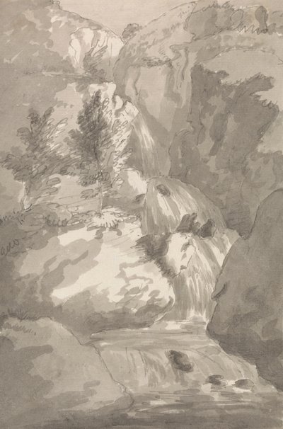 Part of Brind Gill in Ligburthwaite by Sir George Howland Beaumont seventh Baronet