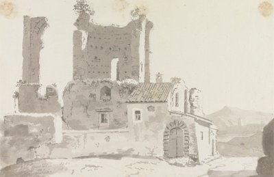 Ruins Outside Rome by Sir George Howland Beaumont seventh Baronet