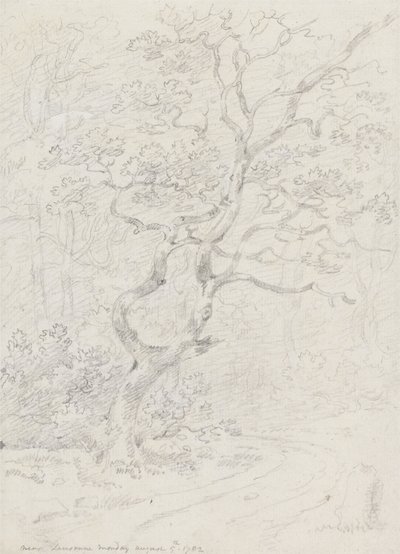 Trees, Near Lausanne by Sir George Howland Beaumont seventh Baronet