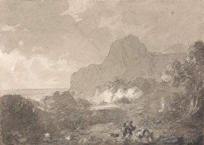 View on the Coast of Italy by Sir George Howland Beaumont seventh Baronet
