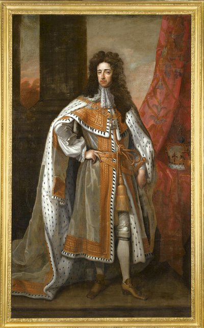 King William III of England in His Coronation Robes by Sir Gotfrey Kneller