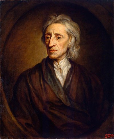 Portrait of the physician and philosopher John Locke by Sir Gotfrey Kneller