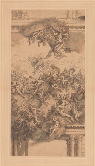 A Design for a Ceiling by Sir James Thornhill