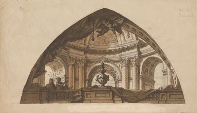 Design for a Lunette by Sir James Thornhill