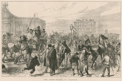 The Horse Market at Islington by Sir John Charles Robinson