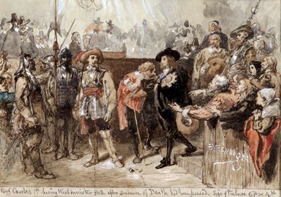 Charles I Leaving Westminster Hall after His Trial, 1870 by Sir John Gilbert