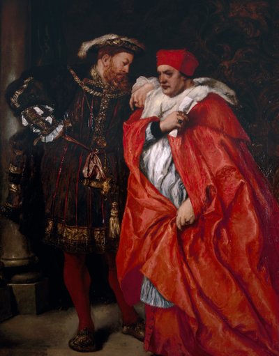 Ego et Rex Meus, 1888, King Henry VIII and Cardinal Wolsey by Sir John Gilbert
