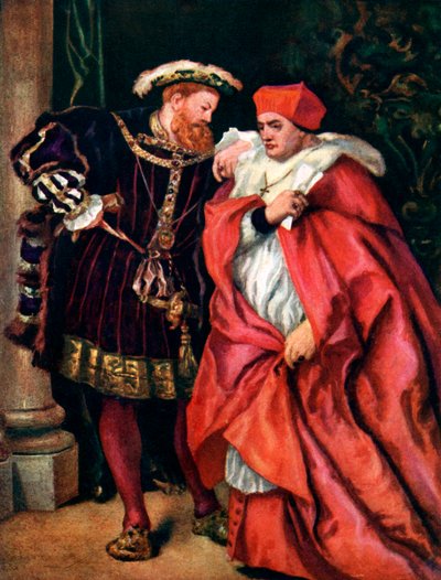 Henry VIII and Cardinal Wolsey by Sir John Gilbert