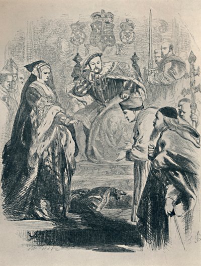 Queen Catherine: Lord Cardinal, -To You I Speak.. by Sir John Gilbert