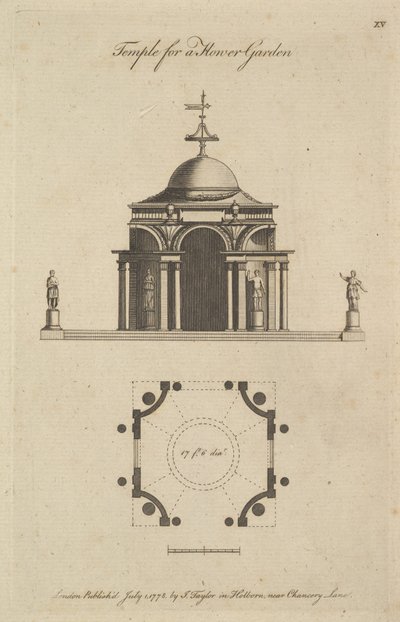 Temple for a Flower Garden by Sir John Soane
