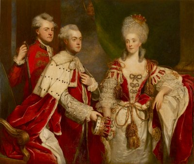 George, 2nd Earl Harcourt, his wife Elizabeth, and brother William, 1780 by Sir Joshua Reynolds