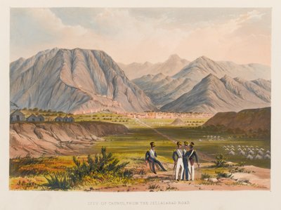 City of Caubul, from the Jellalabad Road by Sir Keith A. Jackson