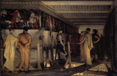 Pheidias and the Frieze of the Parthenon by Sir Lawrence Alma Tadema