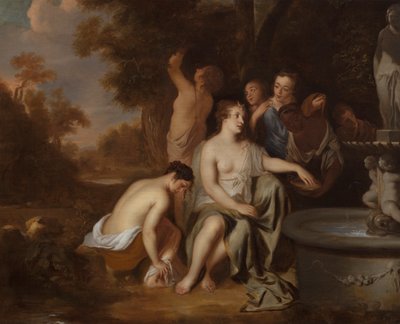 Diana and her Nymphs at a Fountain by Sir Peter Lely