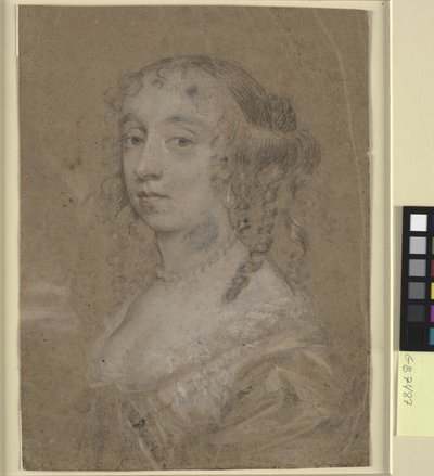 Head and Shoulders Portrait of a Lady by Sir Peter Lely