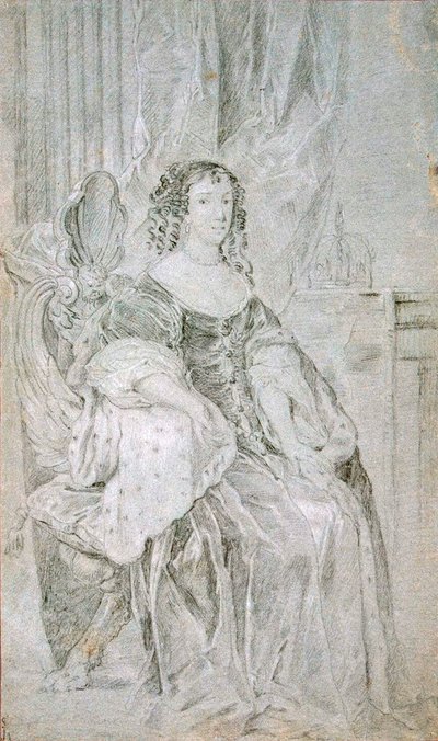 Portrait of Catherine of Braganza 1638-1705, 1670s by Sir Peter Lely