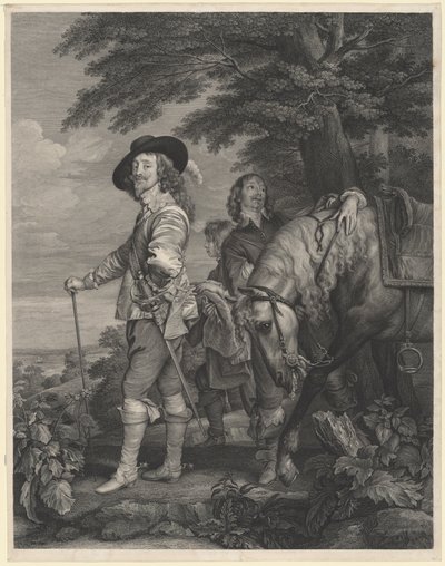 Charles I of England and the Duke of Hamilton by Sir Robert Strange