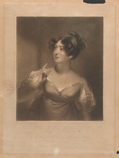 Miss Mellon in the Character of Voltante in the Honey Moon by Sir William Beechey