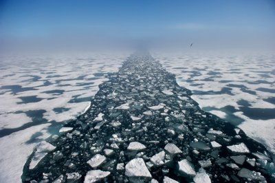 Arctic landscape in the Hinlopen Strait, Norway, 2022 (photo) by Sisse Brimberg