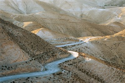Israel, Judea: Scene of Judean Hills east of Jerusalem by Sisse Brimberg