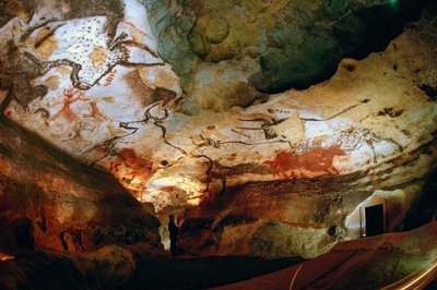 The Hall of the Bulls with Jacques Marsal, one of the discoverers of Lascaux Caves by Sisse Brimberg