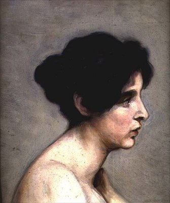 Portrait Study of Marie Kroyer by Skagens School