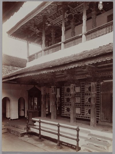 Buddhist Temple in Kandy, Ceylon by Skeen and Co.