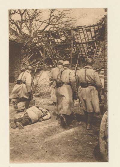 The Battle of Arras (May 9 to June) Was Extremely Bloody for the Germans. (...) Here We See an Episode of the Capture of Neuville (...) (12 Illustrated Postcards of the Great War) by Sémaphore