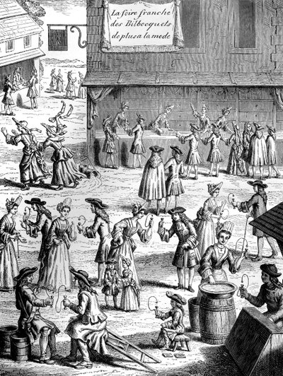 Cup and Ball Fair, During the Reign of Louis XIV, France by Smeeton