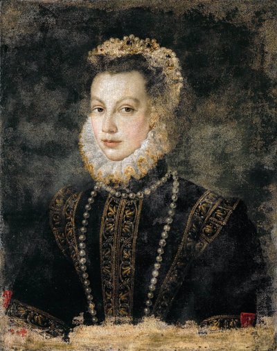 Elisabeth of Valois, Queen of Spain by Sofonisba Anguissola